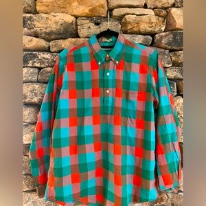 Vintage checkered flannel Shirt 15.5